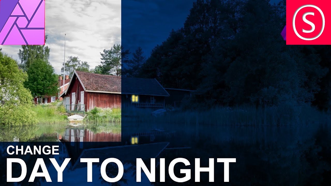 Affinity Photo – Change Day to Night – Tutorial