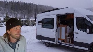 Winter Van Life in Rocky Mountains leads to Hospital (3F)