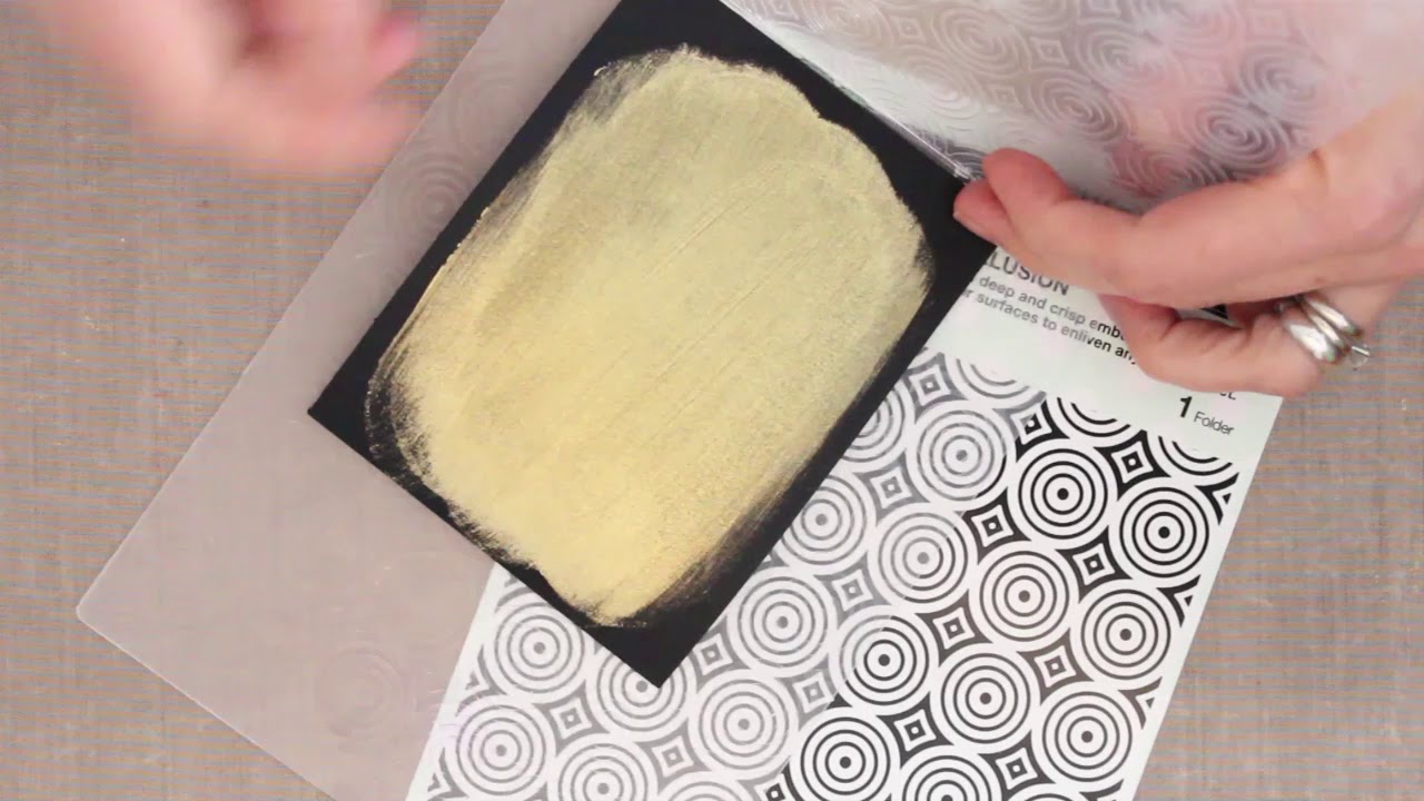 Creative Expressions Opal Polish & Embossing Folders - Paper Wishes Weekly Webisodes paper mache