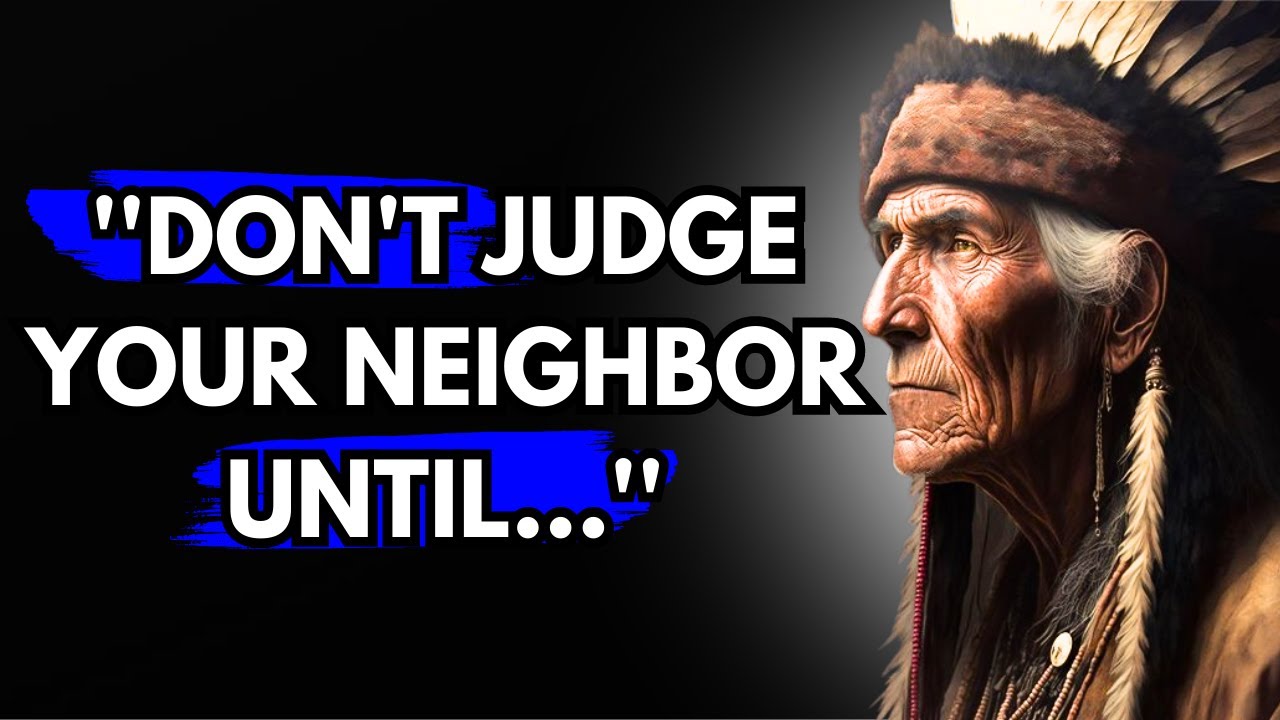 These Native American Proverbs Are Life Changing | Just Look Once - YouTube