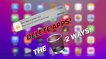 2 ways of Completely UNINSTALLING apps from you Mac (EASY)