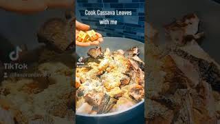 Cook With Me |Red Oil Cassava Leaves ? | African Dish ?