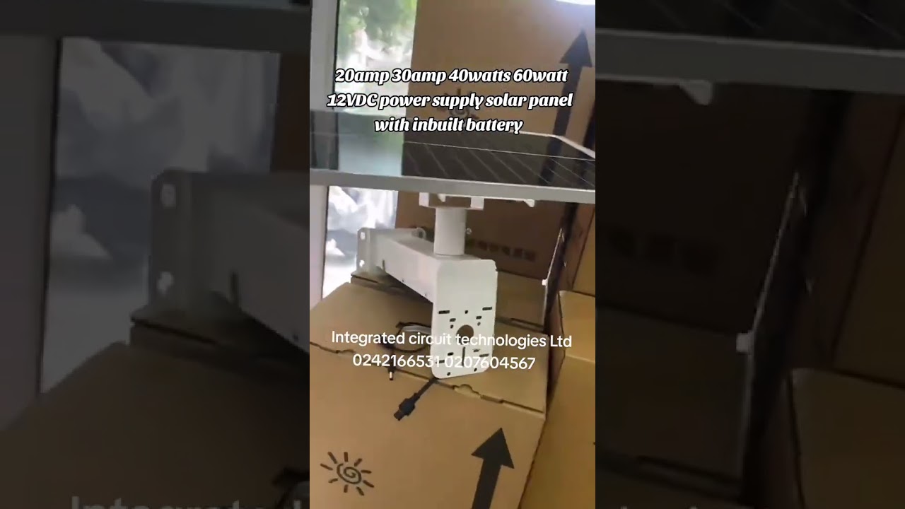 Battery Solar Camera Mounting Panel Bracket