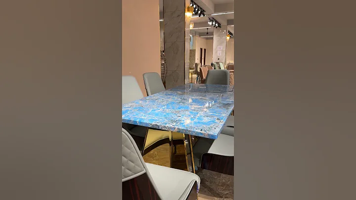 Italian Marble Dining Table Set  #furniturestorenearme