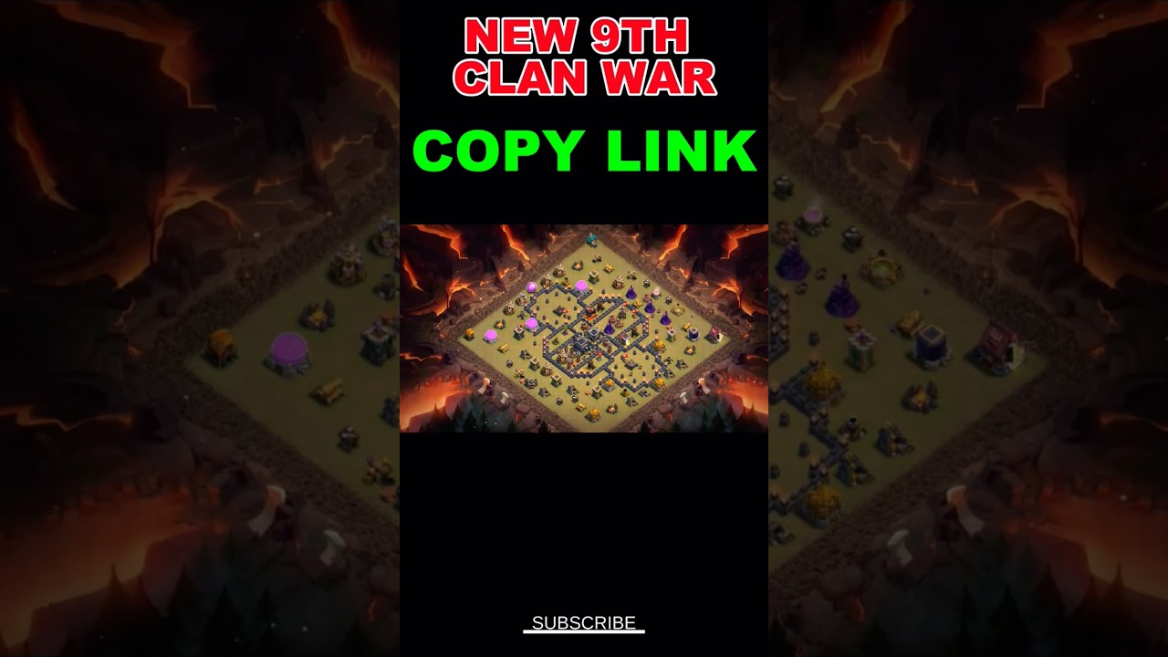 Top TH9 War Base – Anti 3 Stars
