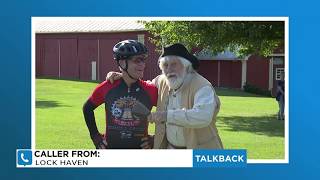 Cheers for Joe during his charity bike ride | Talkback 16