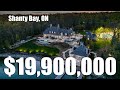 Sold  a hampton inspired estate along lake simcoe 199 million dollar shanty bay home for sale