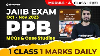 JAIIB Exam Oct 2023 | JAIIB PPB | MCQ Case Studies | Module - A | Class 21/21 | Himanshu Sharma