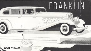 1933 Franklin supercharged V12, franklins swan song