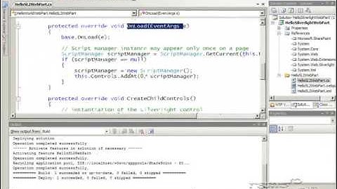 Hosting a silverlight app in a webpart