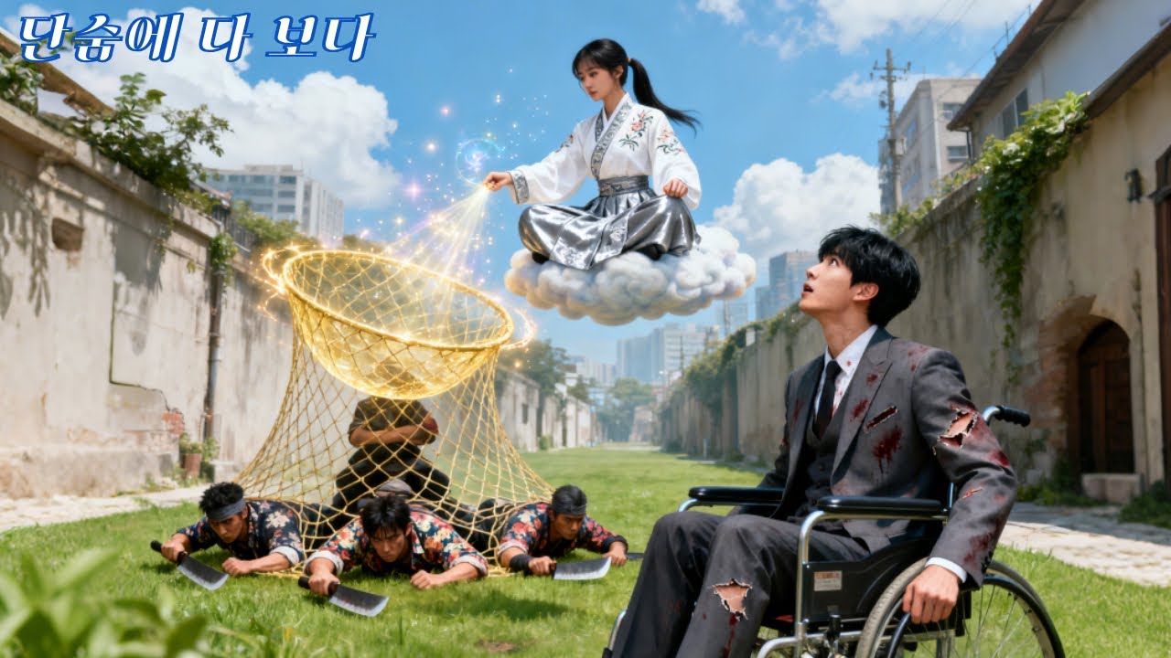 하늘에서 내려온 마법 소녀가 쫓기던 장애 남을 구했다! 그는 CEO였고 그녀에게 사랑에 빠졌다!