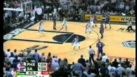 Amare Stoudemire clutch block on Tim Duncan WCF 2005