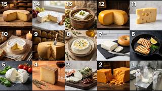 The 15 Most Important Cheeses in the World Ranked and Explained.