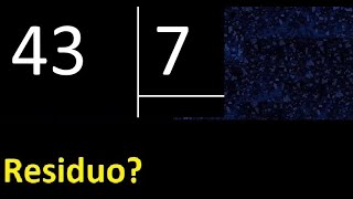 Dividing 43 By 7 Remainder Is The Division Exact Or Inexact Quotient Dividend Divisor