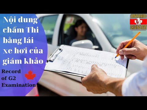 Video: Kiểm tra những gì trên đường thi g2?