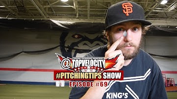 What should it feel like to stabilize and extend front leg? Ep69 @TopVelocity #PitchingTips Show