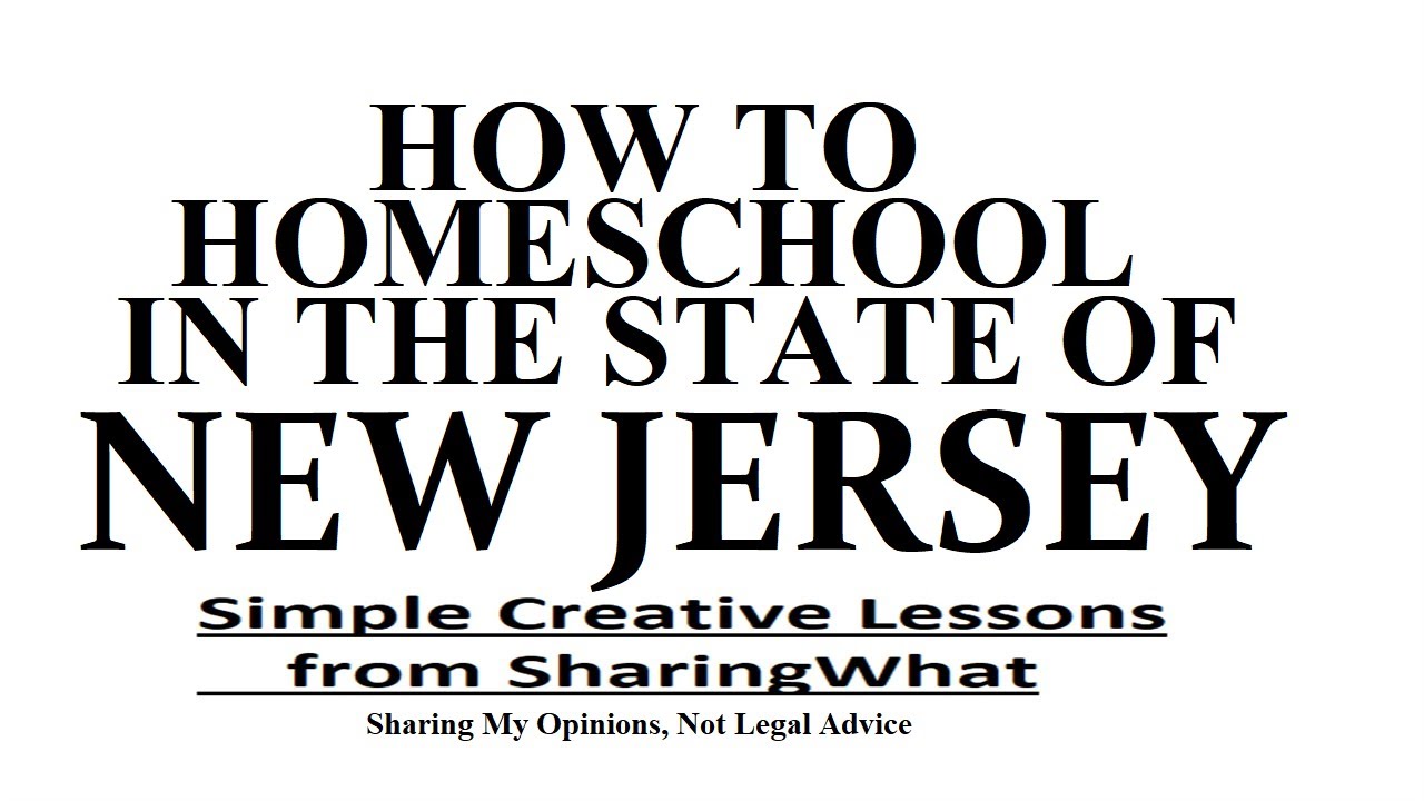 How to Homeschool in the state of New Jersey Homeschooling NJ Home School Curriculum Portfolio