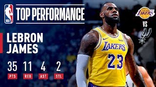 LeBron James Scores 35 & Passes Dirk Nowitzki For Sixth On All-Time Scoring List | October 27, 2018