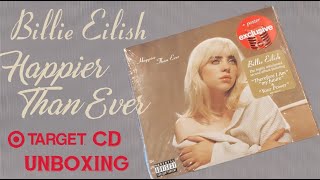 Billie Eilish - Happier Than Ever Target Exclusive CD Unboxing