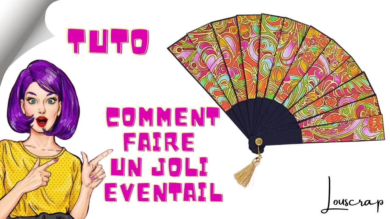 TUTO éventail super sympas 😊😊🤩#scrapbooking #scrapbook #creative#diy