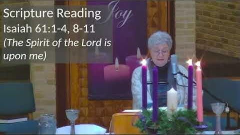 Worship 12/17/23 at Saint Andrew Presbyterian Church, San Antonio TX  -Third Sunday of Advent