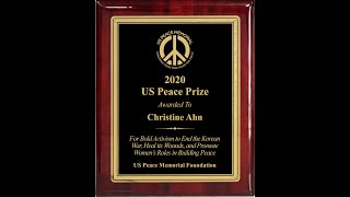 2020 US Peace Prize awarded to Christine Ahn