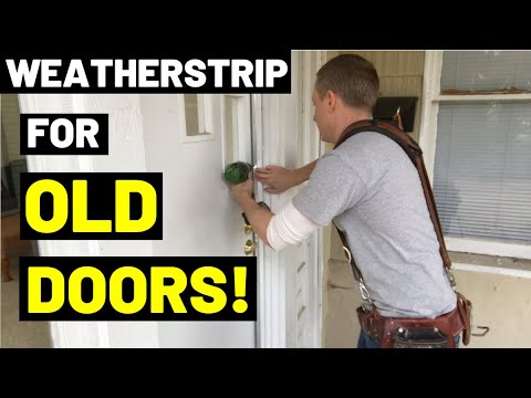 Video: Gap between door and frame. Technological clearance, dimensions, clearance standards and insulation for the winter