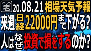 【相場天気予報】為替市場で円高とドル高が同時進行中。円高の影響を受けてか日経225先物は、やや軟調な動きに。来週、日経平均は22000円に向かう可能性あり。投資で負ける心理とは？ラジオヤジの相場解説。