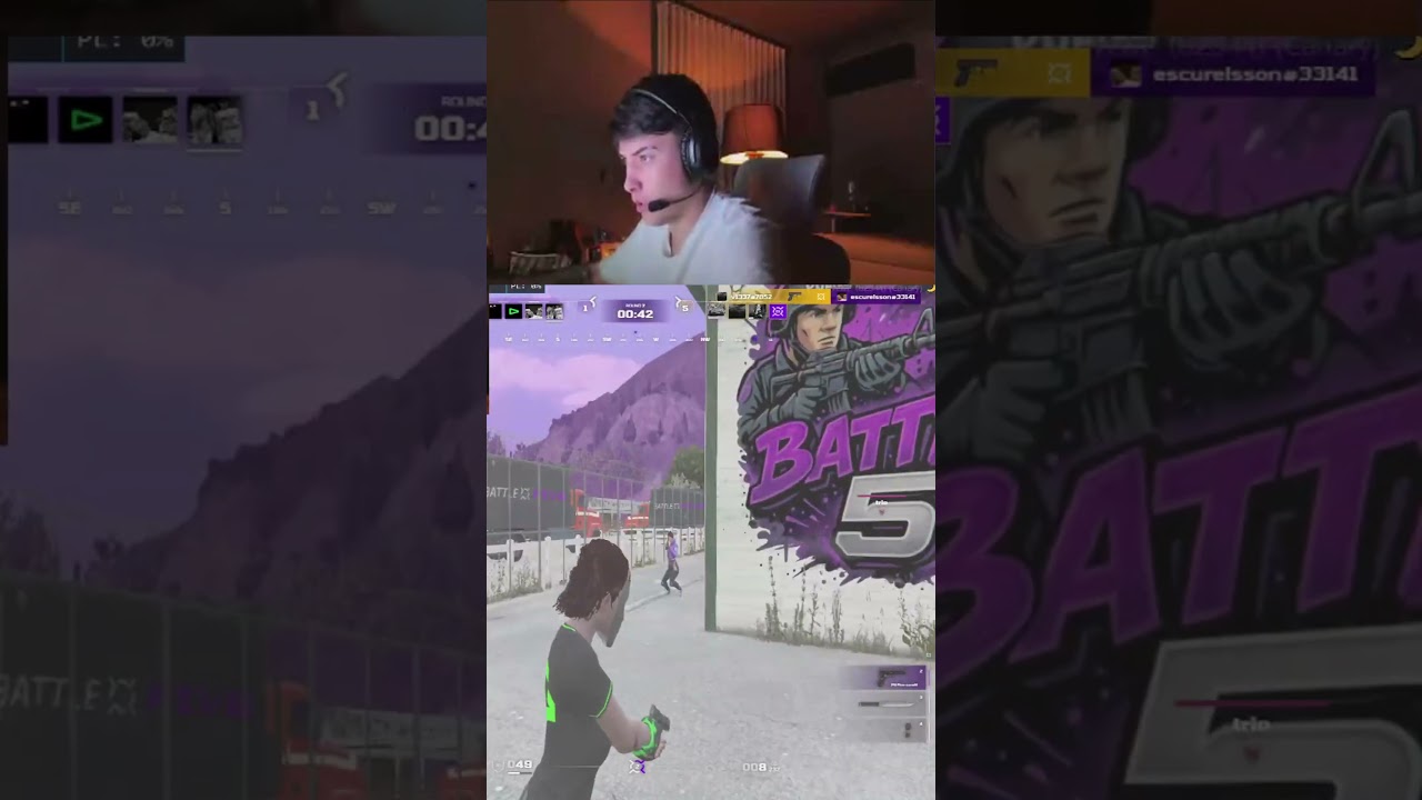 O Facada é surreal levou todos no battle five mapa novo  