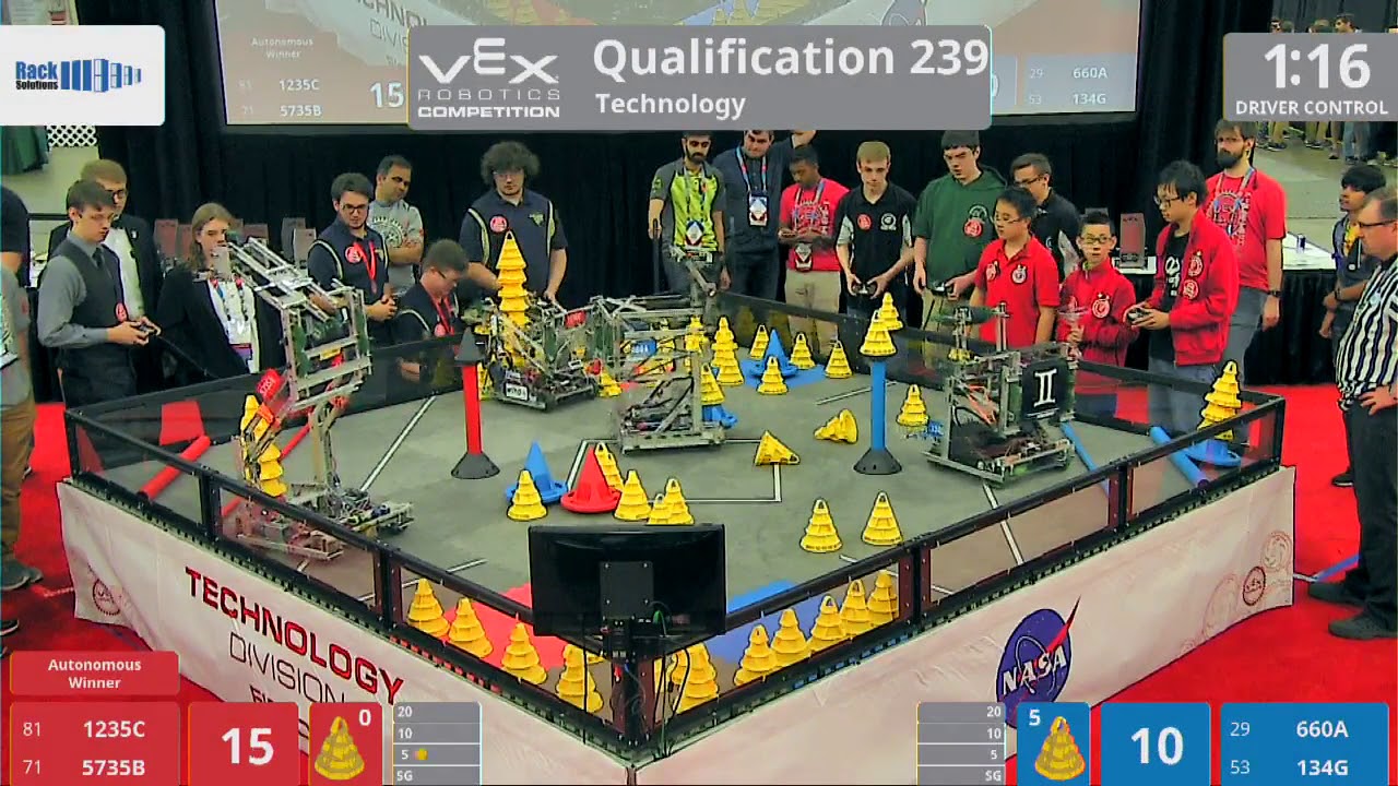 2018 VRC Tech Q239 - 1235C 5735B vs 660A 134G - 103 to 106