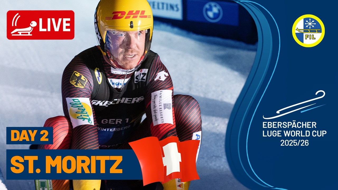Day 2 in St. Moritz 🇨🇭 EBERSPAECHER Luge World Cup 2025/26