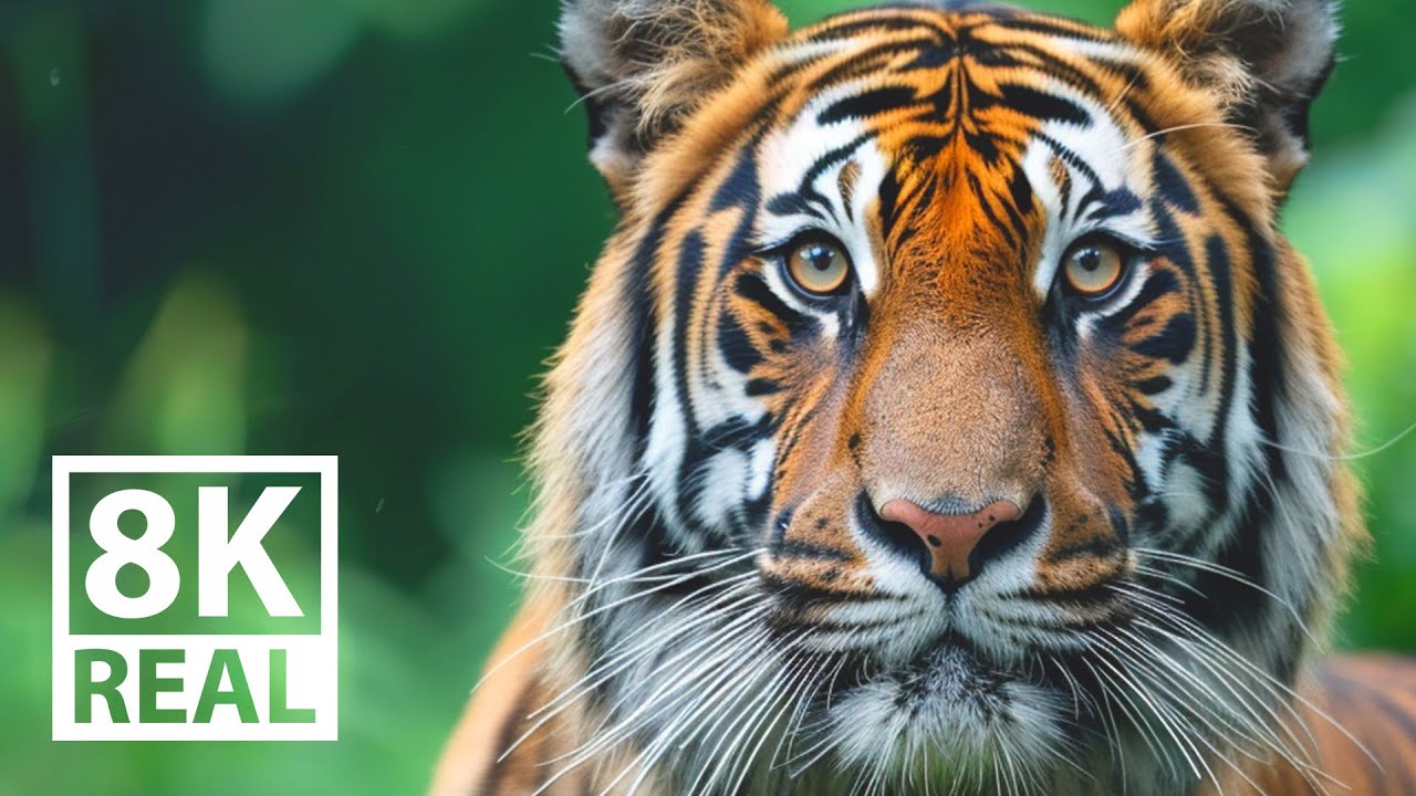 Wild Animals: Unique Tigers Collection 8K 60FPS ULTRA HD / 8K TV