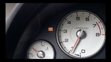 2002- 2006 RSX "Maintenance Required" Light Reset