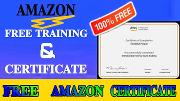 AMAZON Web Services Free Certificate Online Course || Amazon Free Online Courses Answer