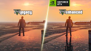 Gta 5 Enhanced Vs Legacy Edition Comparison Rtx On Vs Off Comparison