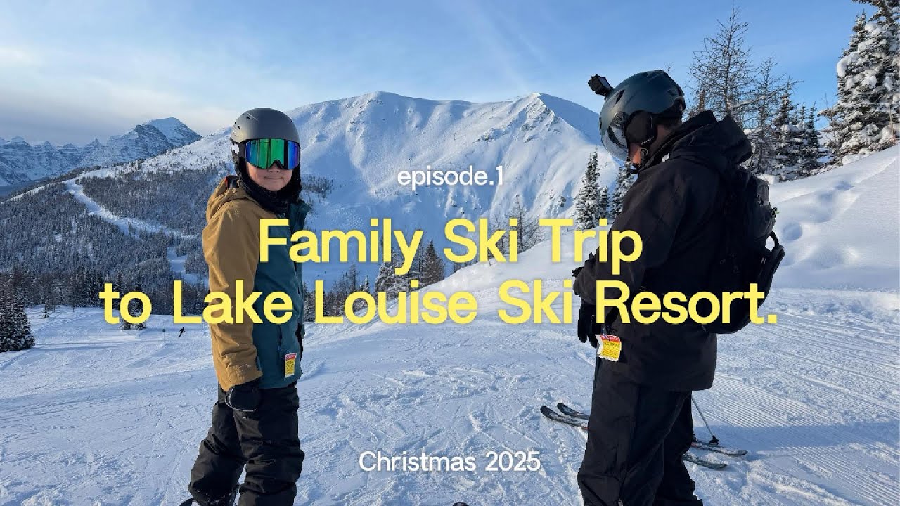 레이크루이즈스키장/ 캐나다패밀리스키트립|12시간 로드트립