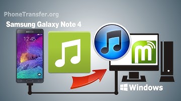 How to Sync Galaxy Note 4 Music with iTunes, Transfer Songs from Samsung Galaxy Note 4 to iTunes