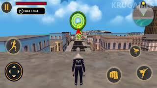 Flying Amazing Iron Spider Superhero Fighting - Gameplay Video
