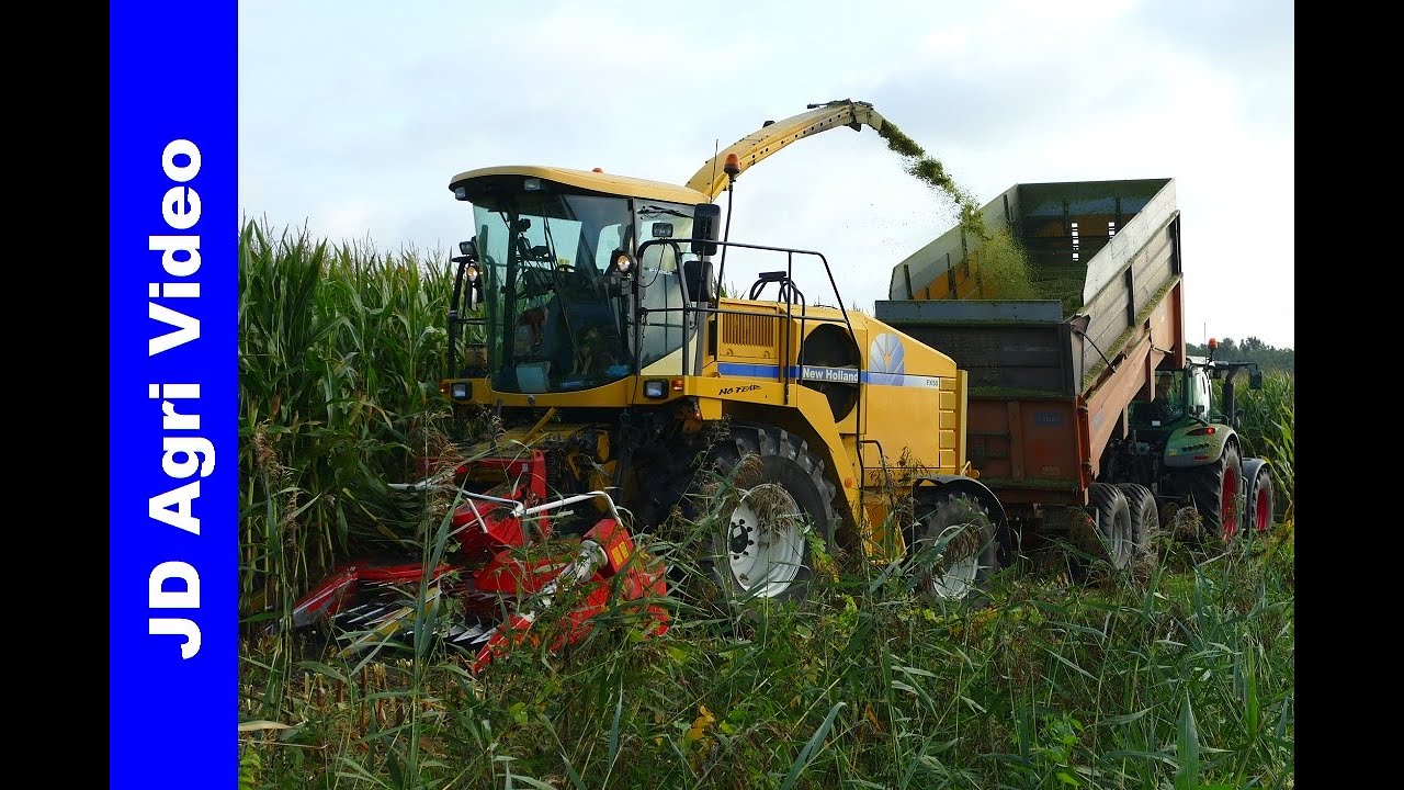 Maishakselen 2019 | New Holland FX 50 + Fendt 722 & 718 | Johan Frens Hulshorst | Harvesting maize