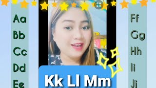 Letters Kk, Ll, And Mm How To Write Letters Kk, Ll, And Mm For Preschoolers