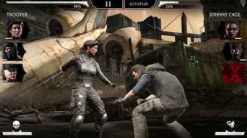 Mortal Kombat iOS Gameplay | Battle Mode | Sonya Blade, Trooper & Shirai Ryu