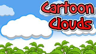 Easy way to draw Cartoon Clouds (GIMP)