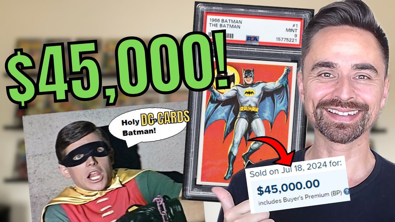 Batman "Rookie Card" Doubles In Value and Sets INSANE Record! Are DC Trading Cards Exploding?!