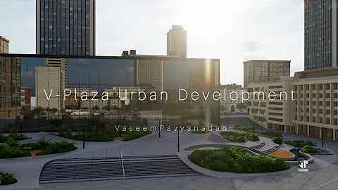 V-Plaza Urban development | Lumion Walkthrough | Lumion Cinematic Animation by Vaseem Payyanadan