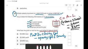 IGCSE Accounting || Solved Past paper || May/June 2019 || Paper 11 || MCQs||