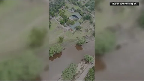 Deadly Texas floods: Chopper video shows devastation at Camp Mystic