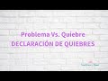 Hablemos de Coaching - Problema Vs. Quiebre y Declaración de Quiebres