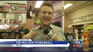 Chris Oswalt Reporting - Utahans flock to Idaho for Powerball tickets   STRAIGHT LIVE