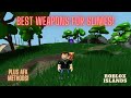 Best weapons for Slimes and Afk Methods! - Roblox Islands