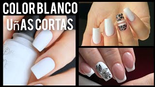 SHORT WHITE NAIL DESIGNS NAIL 2023 COLLECTION OF SHORT WHITE NAILS